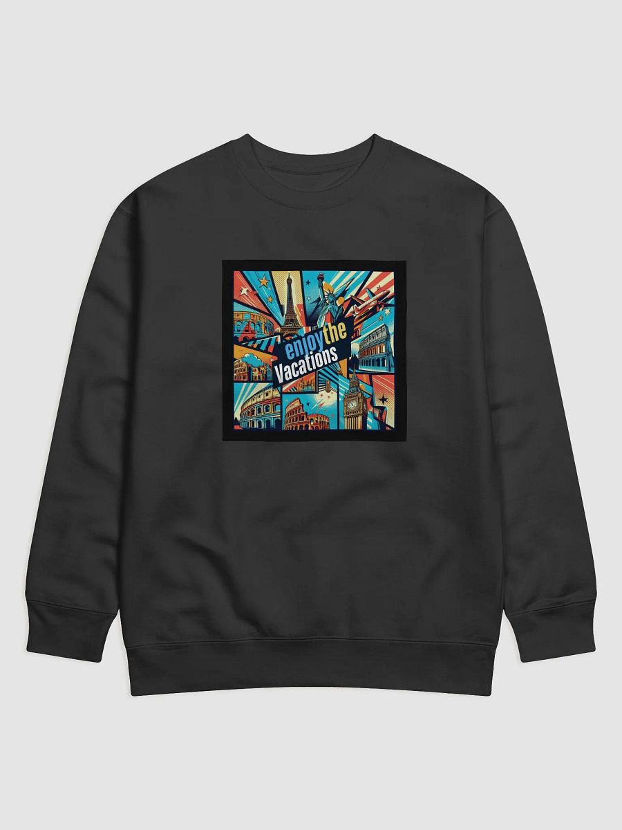 Cotton Heritage Premium Sweatshirt | AI Design explore the world product image (2)