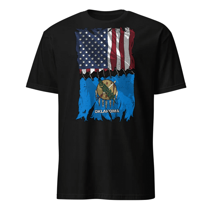 Oklahoma Stitch Flag USA product image (1)