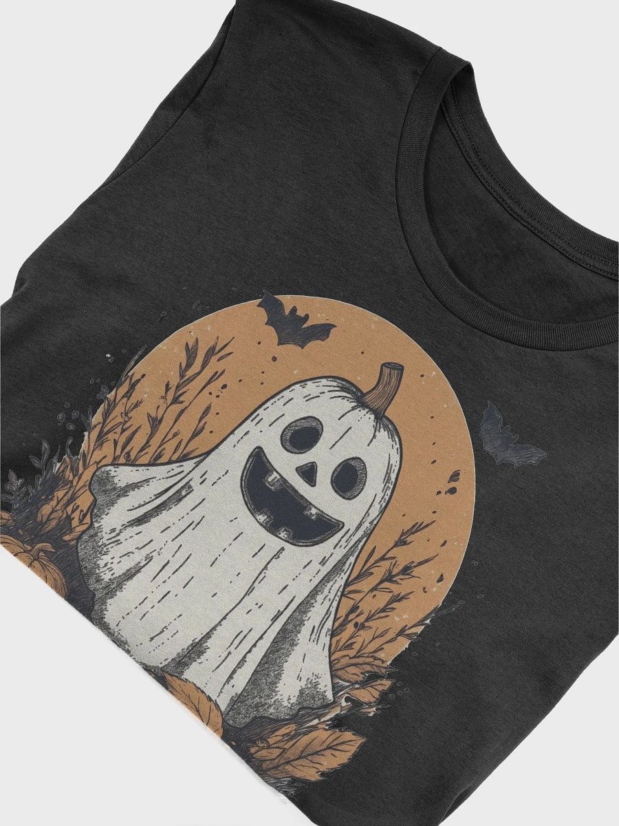 Pumpkin Patch Ghost (Black/White T-shirt) product image (5)