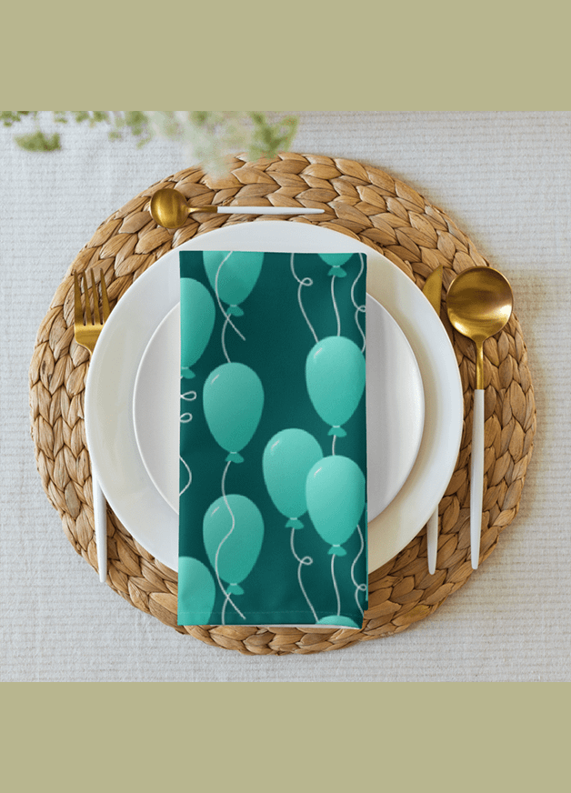 Set of Floating Balloons Party Time! Cloth Napkins product image (2)