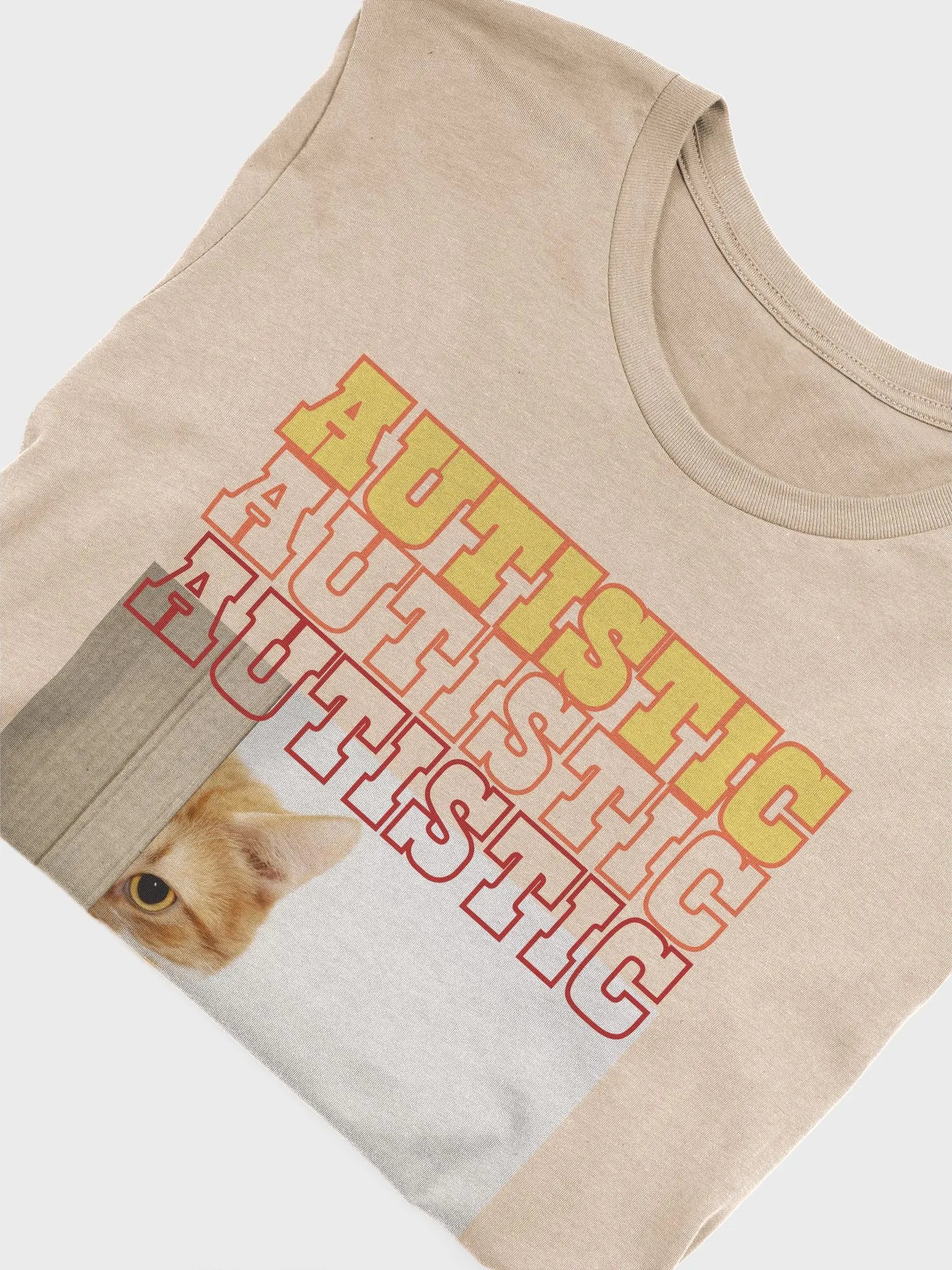 AUTISTIC CAT supersoft tee product image (40)