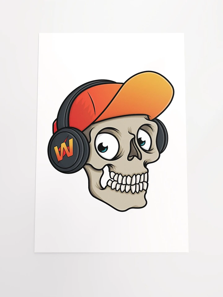 Woolfener Skull Logo Poster product image (1)