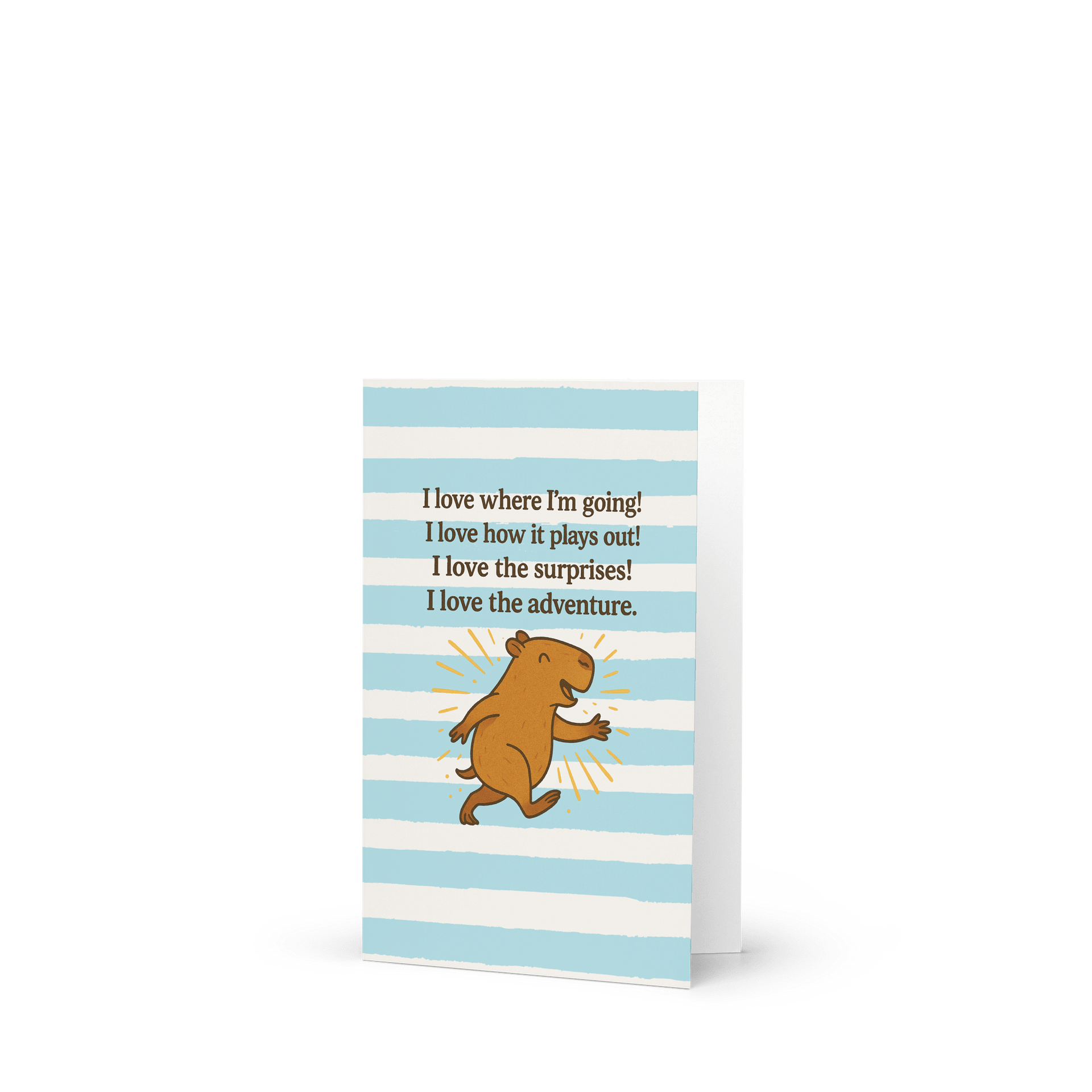 I Love Where I'm Going Cappy - Card product image (4)