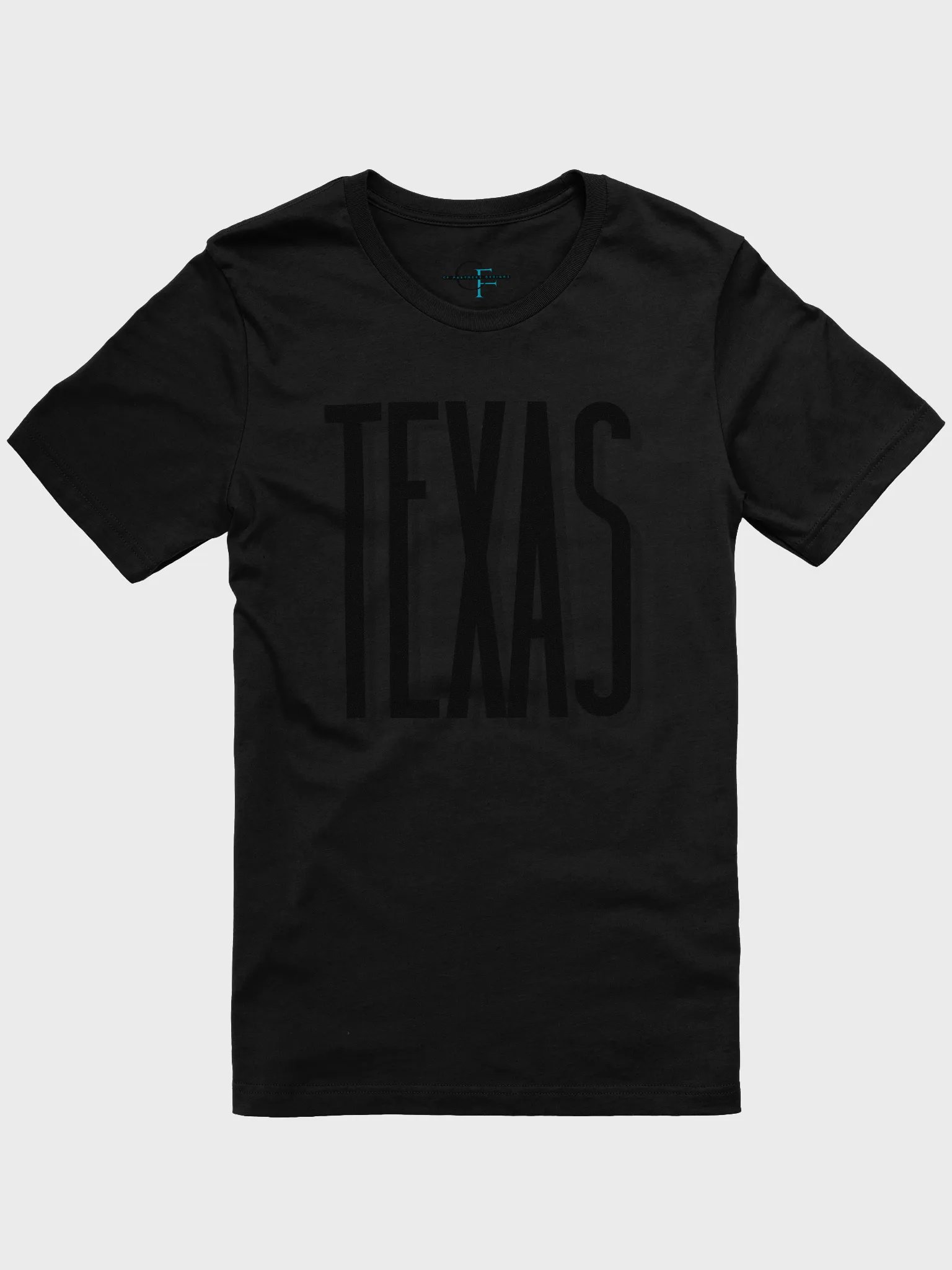 ⚫️ Modern Texas Typography T-Shirt | Bella+Canvas Unisex Tee | Black Sansterdam Font Design product image (4)