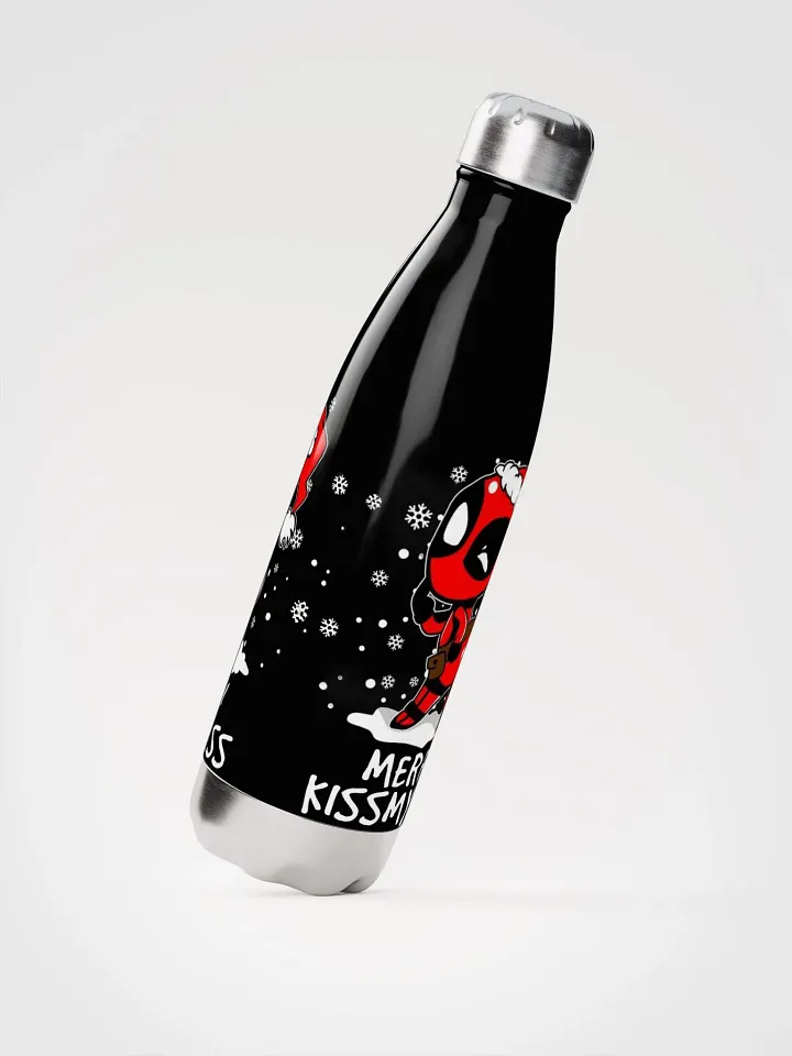Santa's Secret Message Stainless Steel Water Bottle product image (2)
