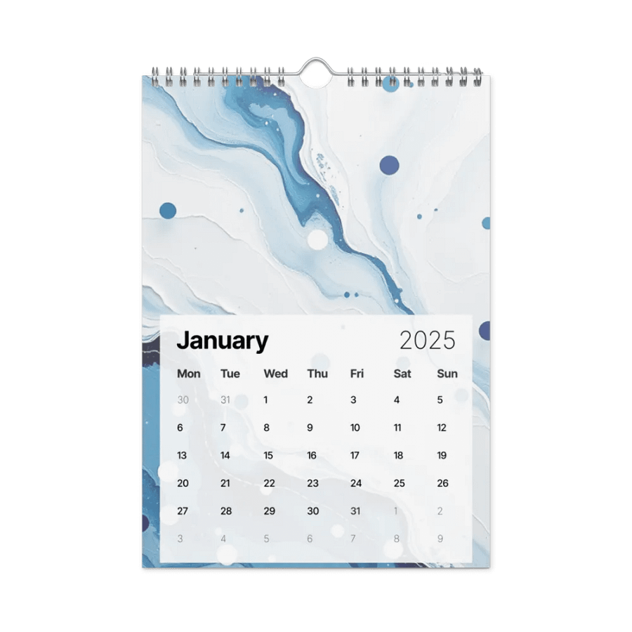 ART ABSTRACT WALL CALENDAR 2025 product image (6)