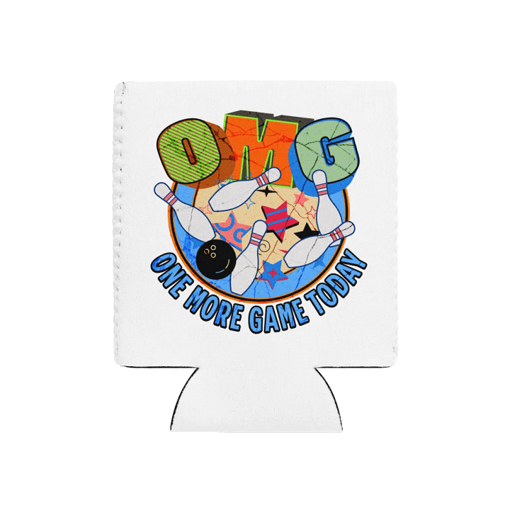 OMG One More Game Today Bowling Can Cooler product image (1)