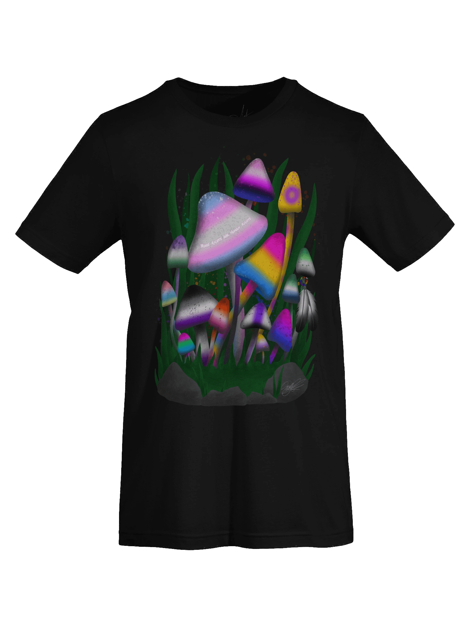 LGBT+ Trans Rights Mushrooms Tee product image (7)
