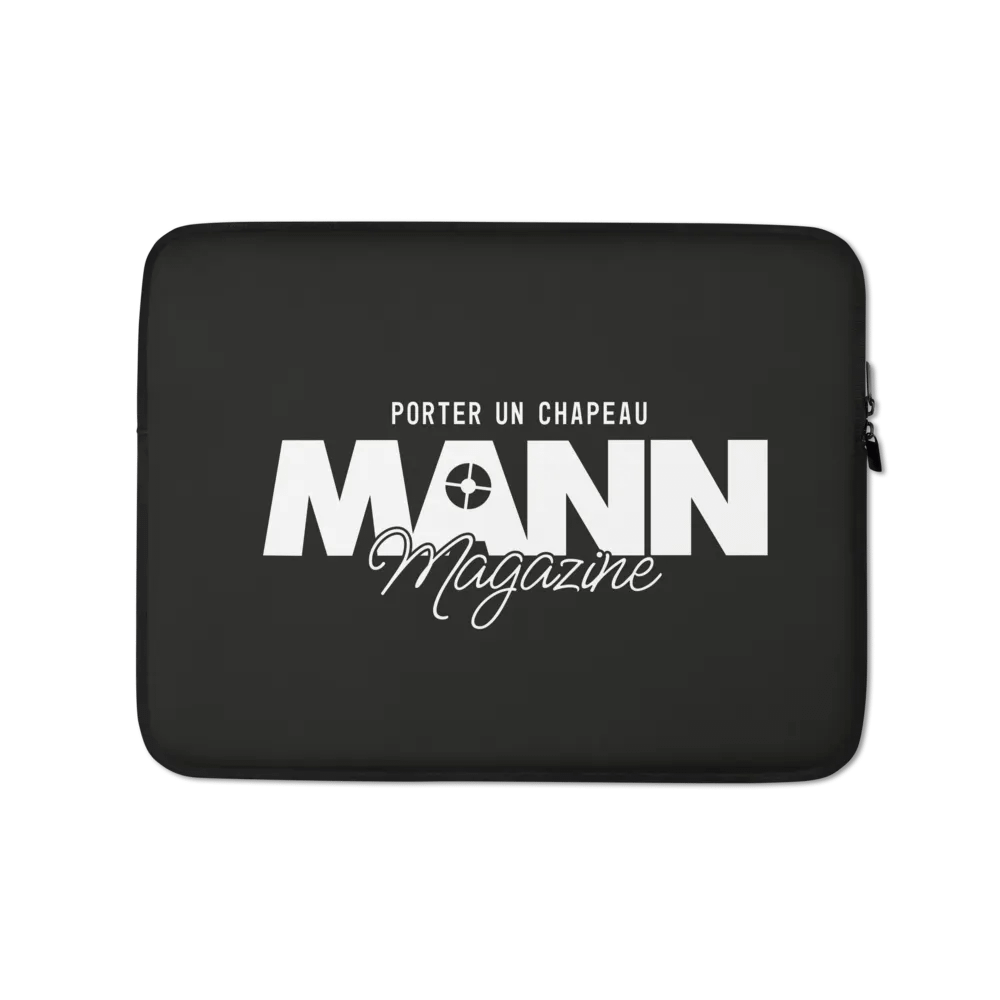 MANN Magazine Black Laptop Sleeve product image (1)