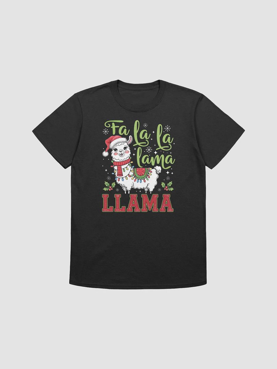 Fa La La Llama Christmas T-Shirt | Funny Holiday Llama Tee | Festive Christmas Party Shirt product image (1)