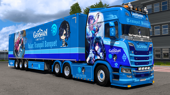 [ETS2] Yelan (Tranquil Banquet) - Genshin Impact [Combo Skin] product image (1)