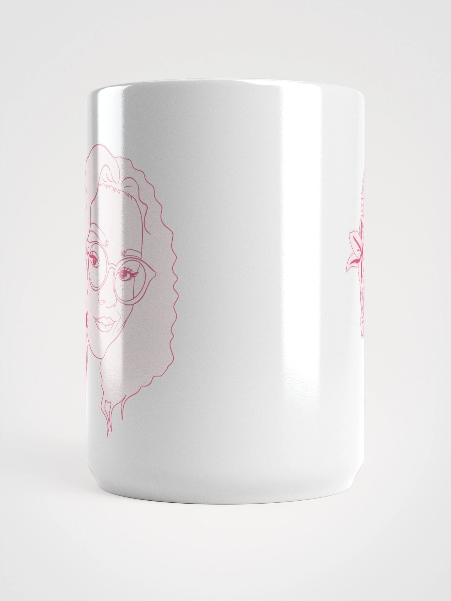 Floral Vision White Glossy Mug product image (5)