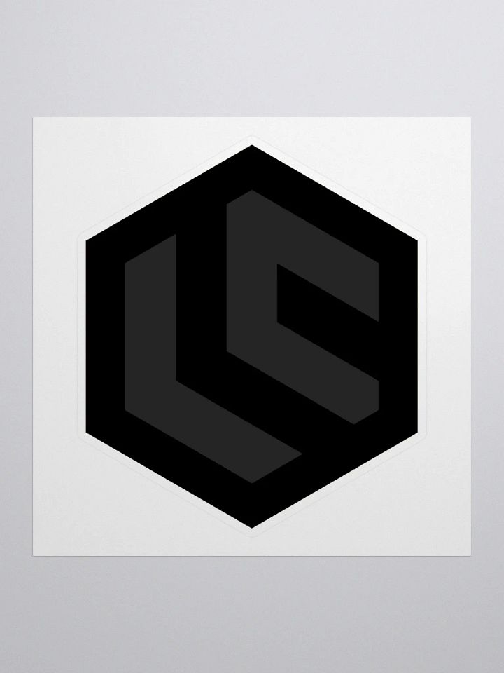 LC Logo Sticker [Blackout] product image (1)