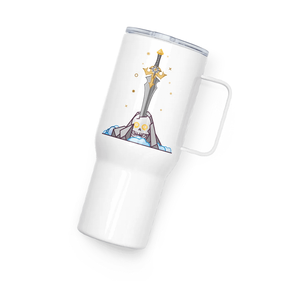 Sword in the Skull - Argent Variation - Tumbler w/Handle product image (4)