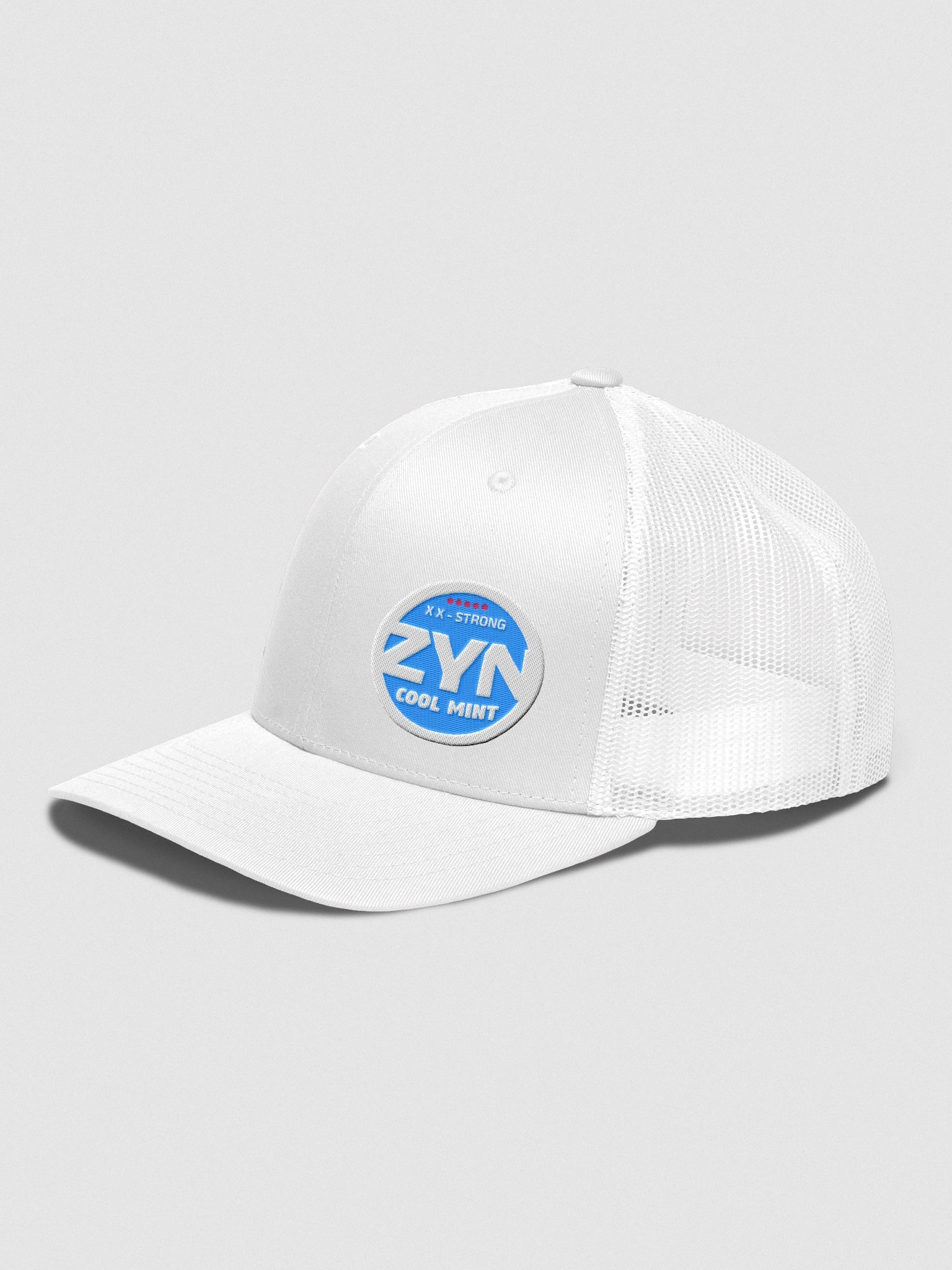 COOL MINT Trucker Hat WHITE product image (2)