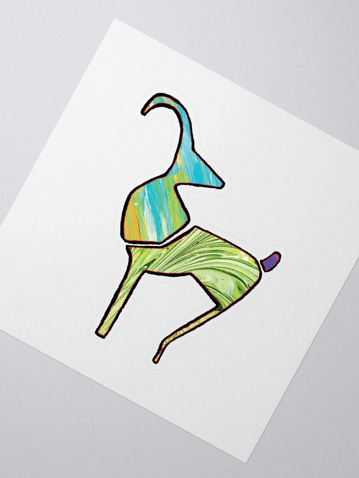 Custom Cut Vinyl Stickers African Art Colorful Animal product image (6)