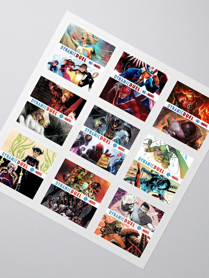 Dynamic Duel Episode Cover Stickers - Series 22 product image (2)
