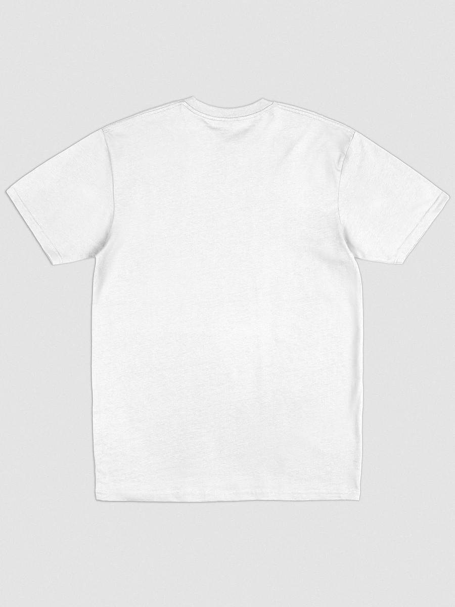 Simple Cross Embroidered White Heavyweight T-shirt product image (2)