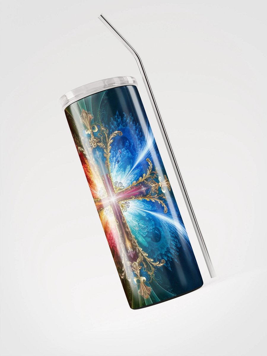 Lift Me Up Lord 3D Christian Cross 20 Oz Tumbler product image (3)