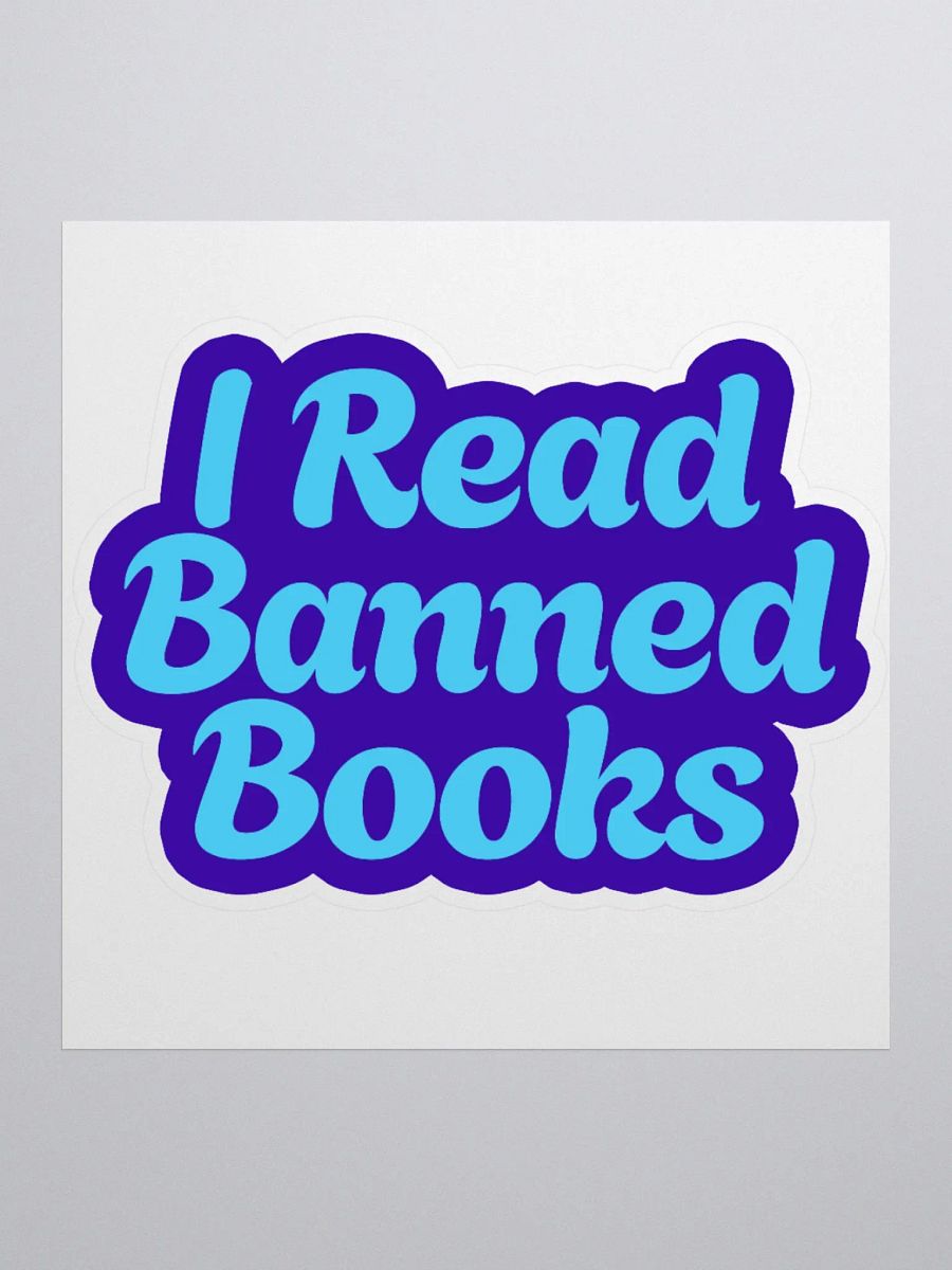 "I Read Banned Books" Kiss Cut Stickers product image (3)