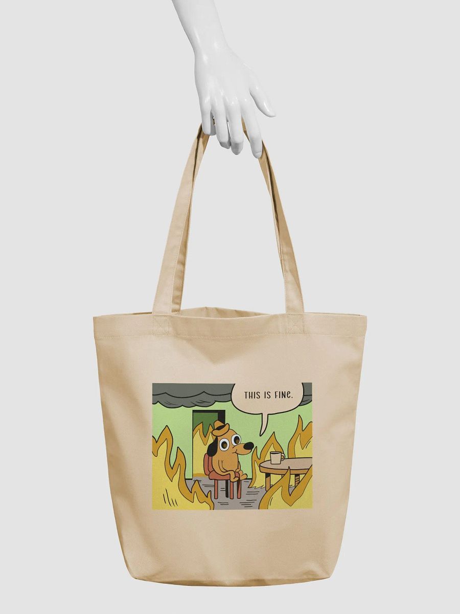 "This is fine" Bag (medium size) product image (4)