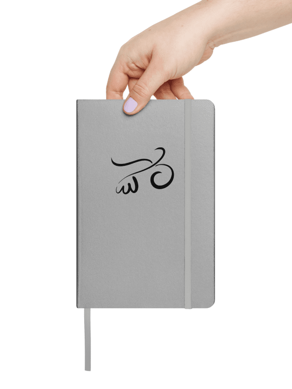 Bird Calligraphy Notebook – Deep Black Print product image (4)