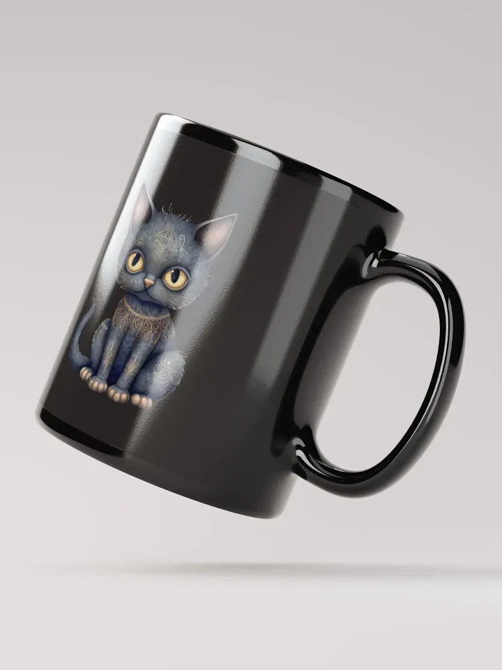 Cat and Mouse Best Friends Forever Mug in Black product image (2)