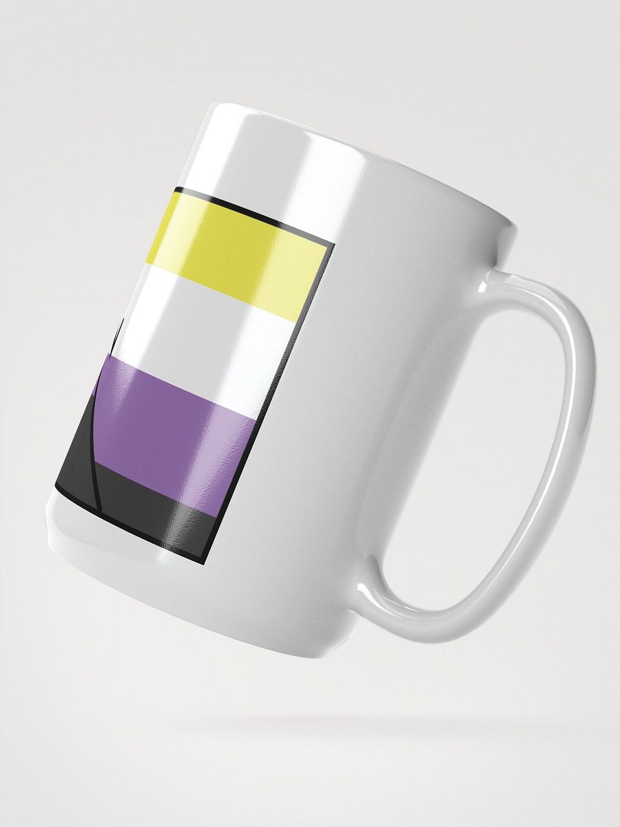 Faulted Pride Flags- Non Binary Mug product image (2)