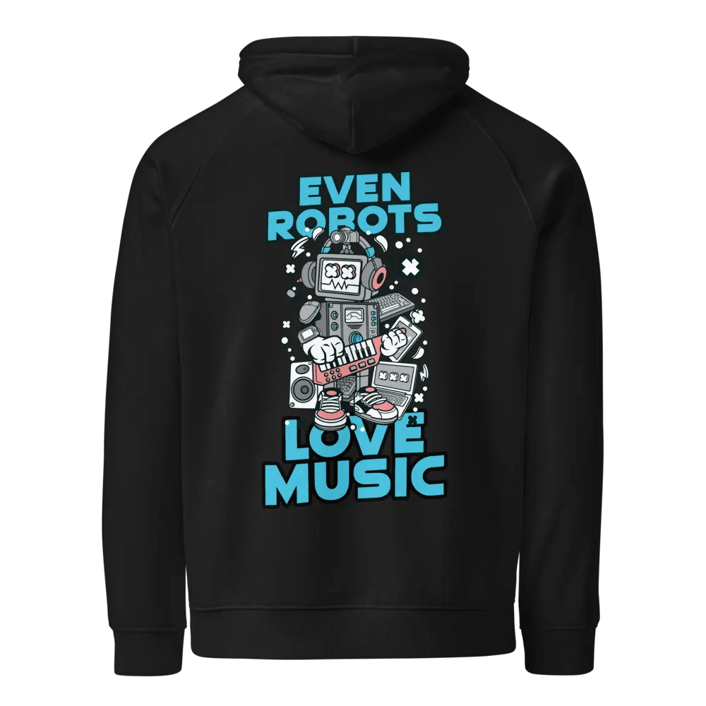 Barber Bot Raglan Hoodie product image (2)
