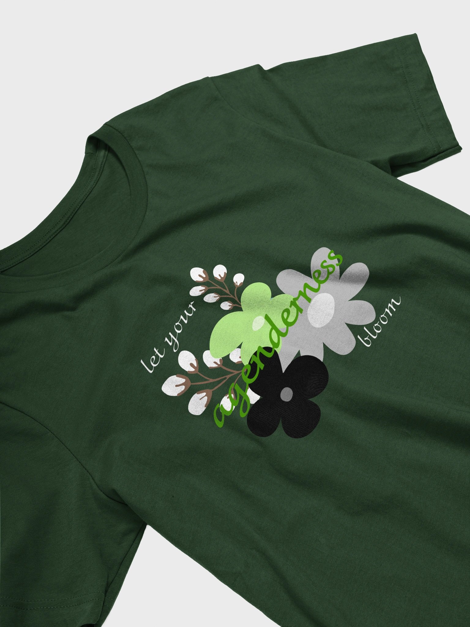 let your agenderness bloom t-shirt product image (3)