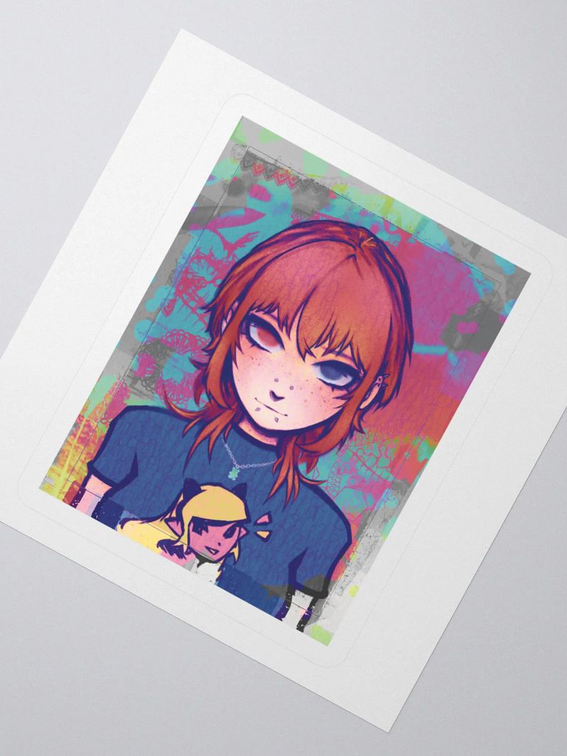 Pierced Girl Sticker