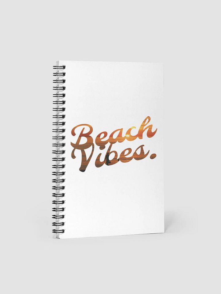 Beach Vibes Sunset Serenity Spiral Notebook product image (1)