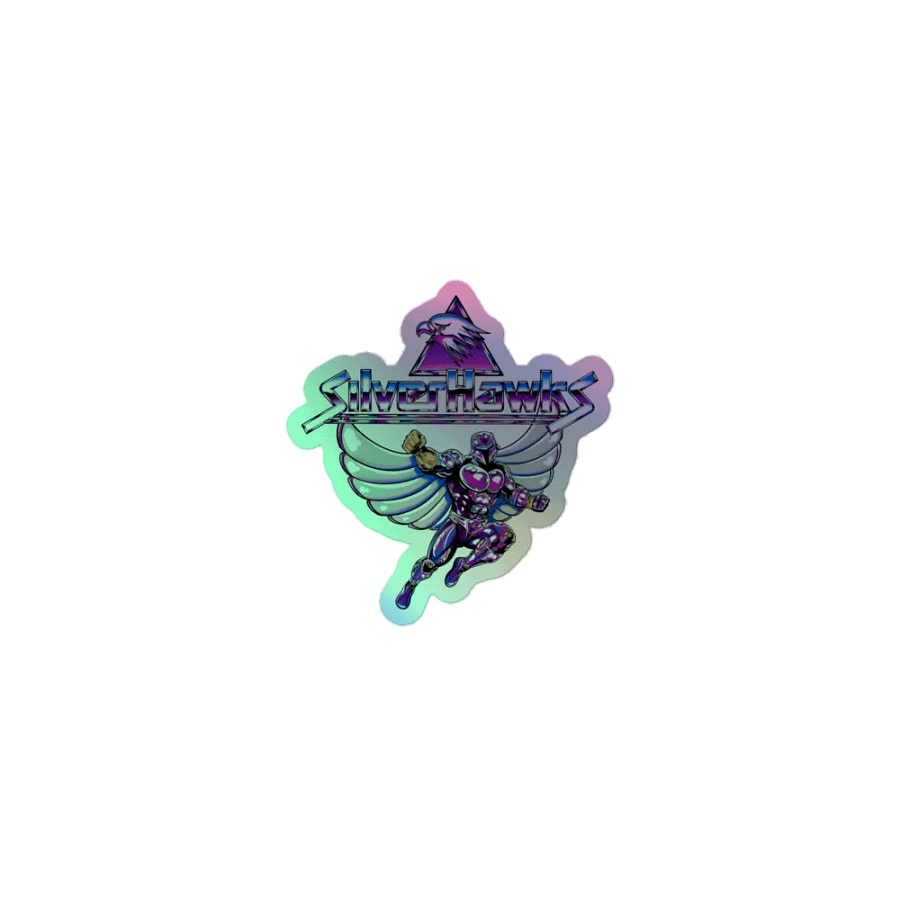 SilverHawks Retro Tribute Holofoil Sticker product image (1)