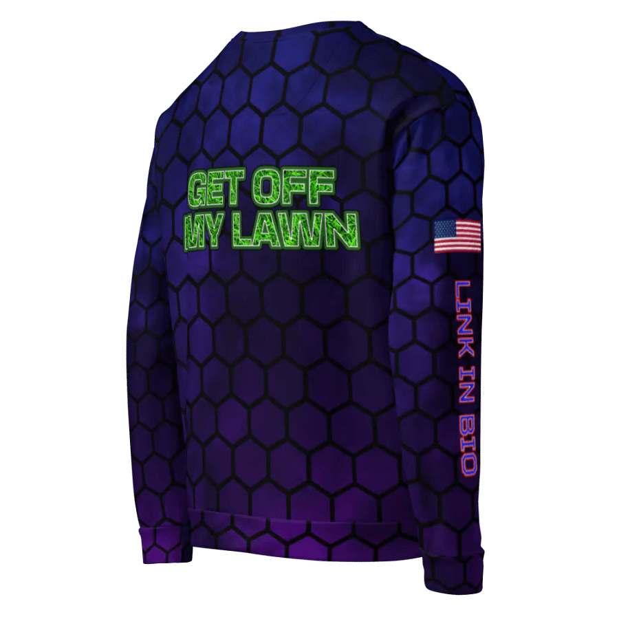 ASHBOT HEX All-Over Print Unisex Sweatshirt product image (6)