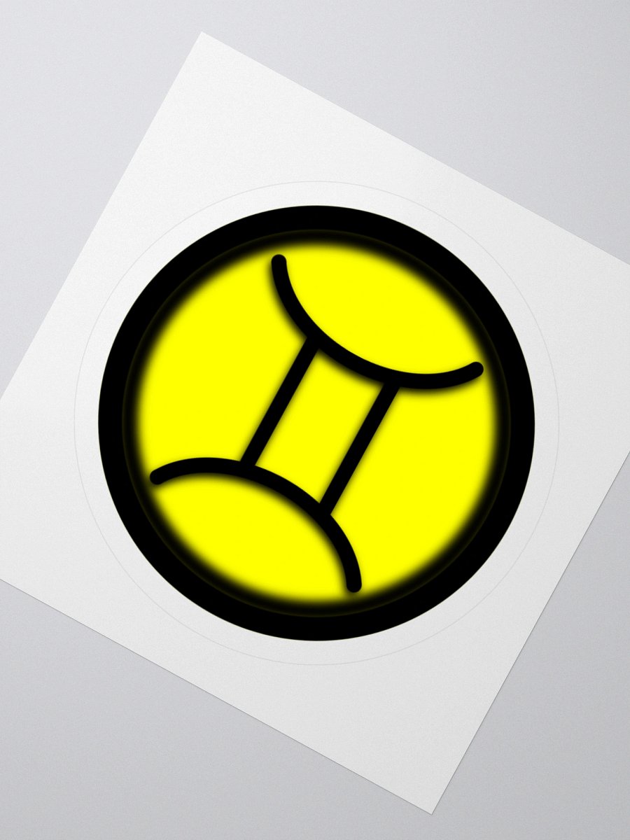 Gemini Symbol Kiss Cut Stickers product image (5)