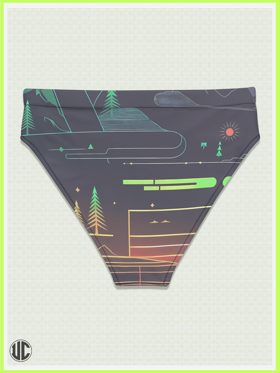 UnkoCon – Neon Horizon Bikini Bottom product image (2)