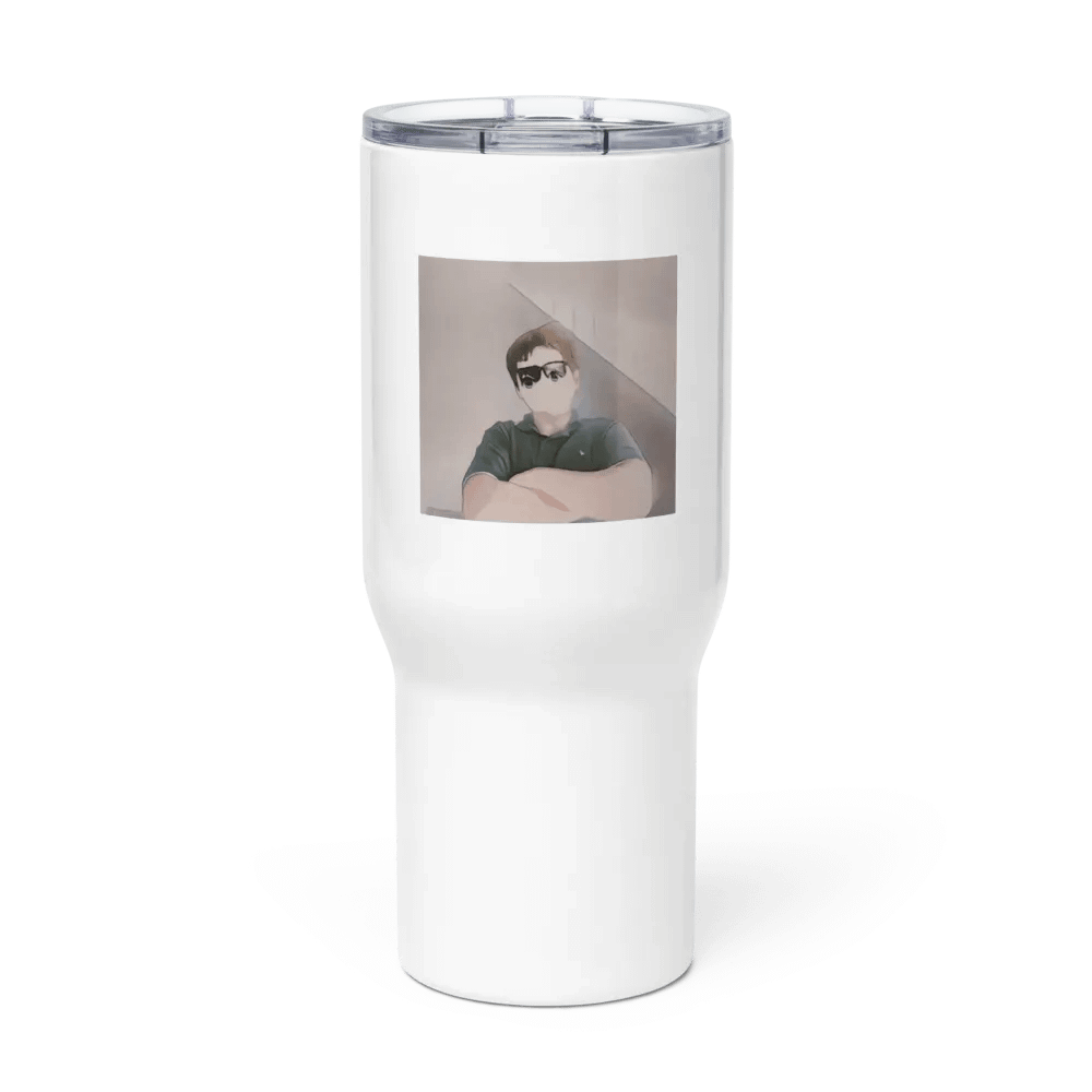 OJ Abstract Portrait Travel Mug product image (3)