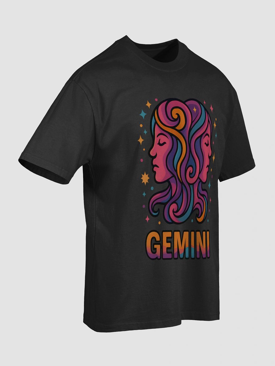 Gemini Zodiac Sign T-Shirt – Colorful & Expressive Star Sign Art 1 product image (7)