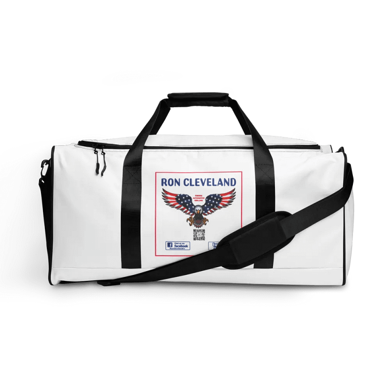 Patriotic Eagle All-Over Duffle Bag