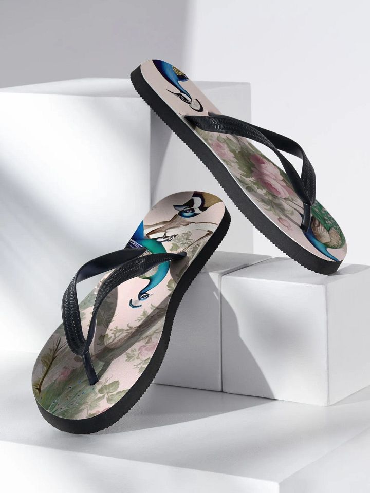 Peacock Paradise Flip-Flops product image (2)