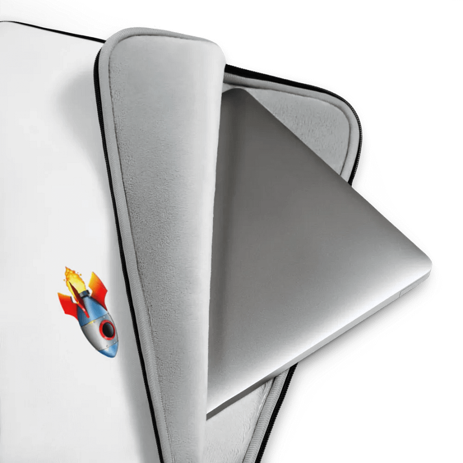Rocket Emoji Laptop Sleeve product image (3)
