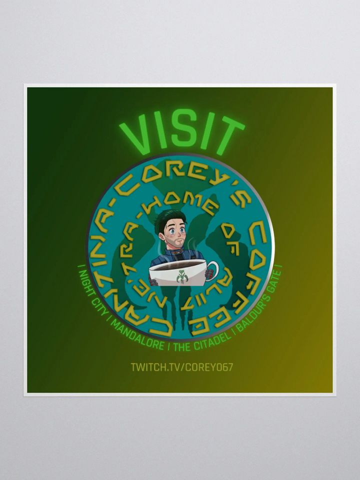 Visit Corey's Coffee Cantina Sticker product image (1)