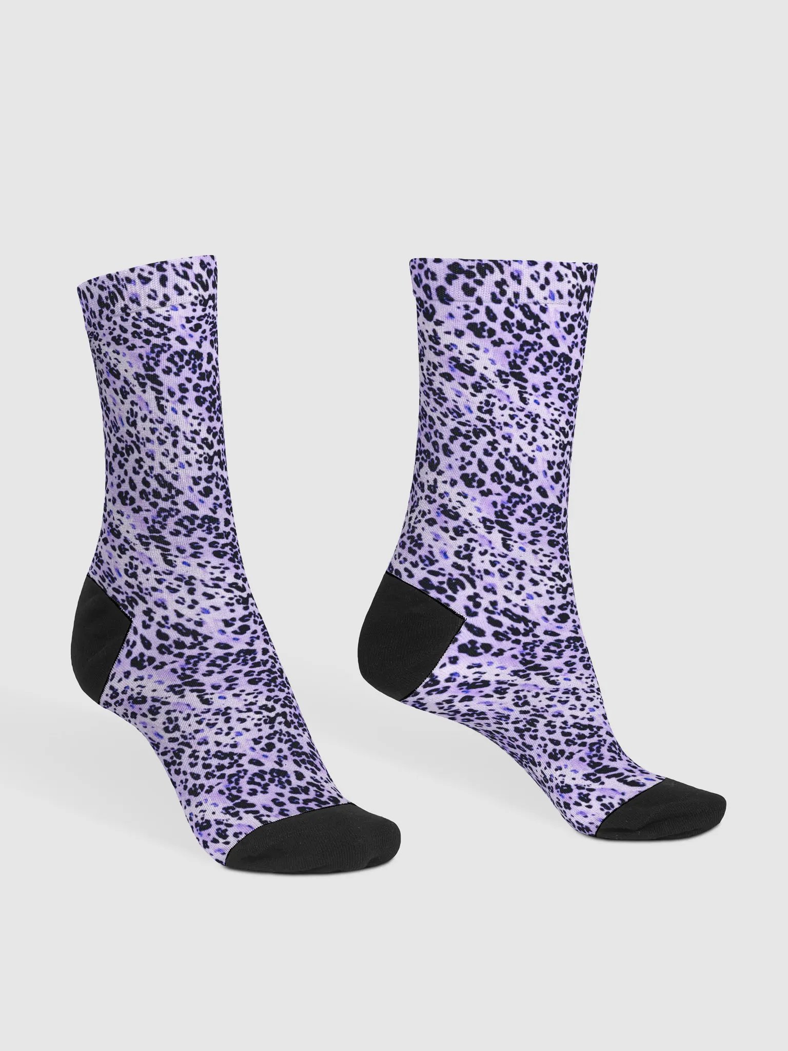 Purple Leopard Skin Socks product image (3)