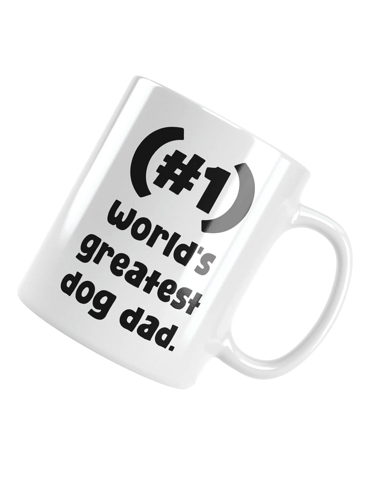 #1 World's Greatest Dog Dad Mug For Dog Dads product image (1)