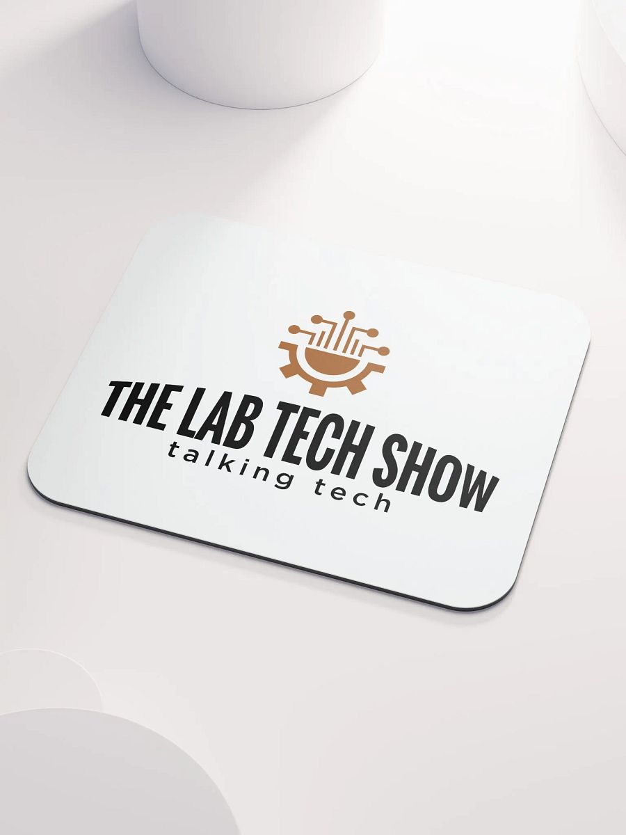 Lab Tech Show Mouse Pad Brown, Black, & White product image (3)
