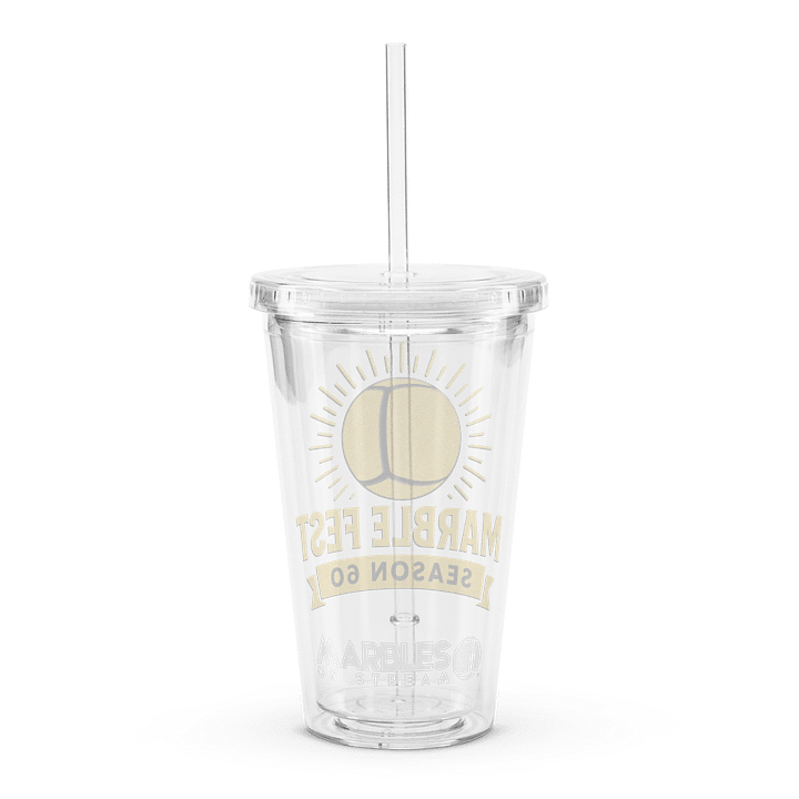Marble Fest 60 - Double Wall Clear Plastic Tumbler product image (2)