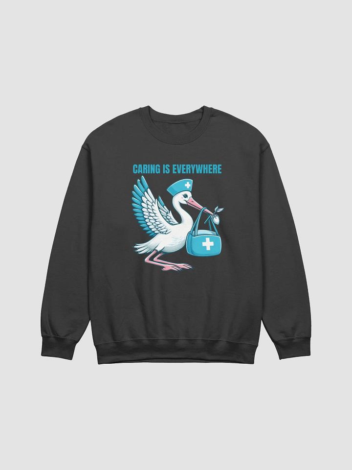 Caring Stork Nurse Crewneck product image (9)