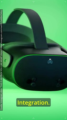 #Xbox kommt auf die #Meta Quest 3S 

Quellen: 
➥ Video: https://www.instagram.com/reel/DLSaMBAOWbj
➥ Infos: https://news.xbox...