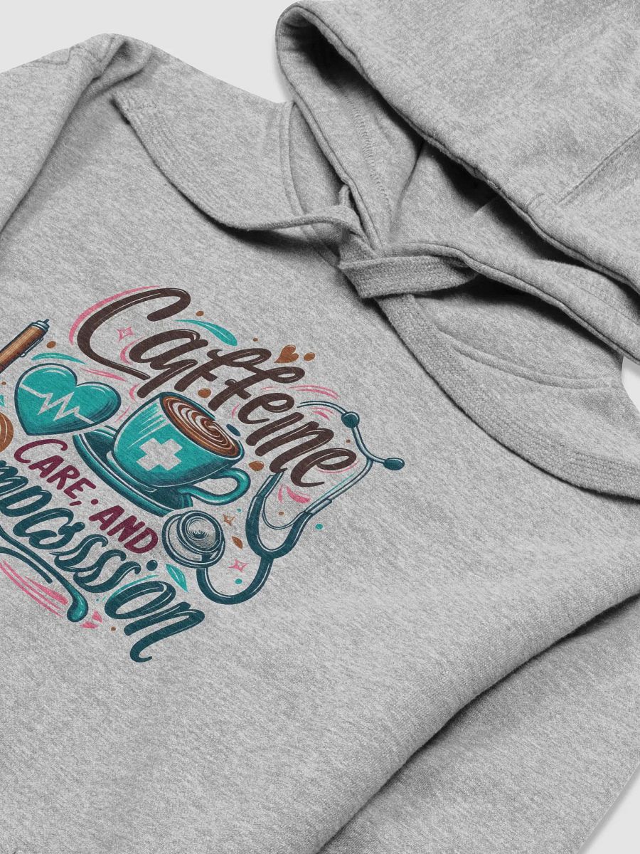 Caffeine, care, and compassion hoodie product image (20)