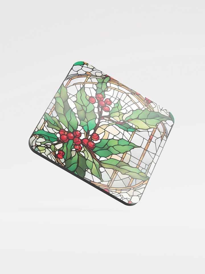 Festive Season Stained Glass Coaster Set product image (1)